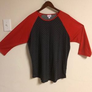 LuLaRoe Randy top. Size XL Fits like a Size 6-8.